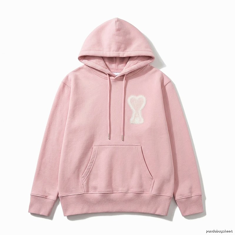 AMI Love Pink Hoodie