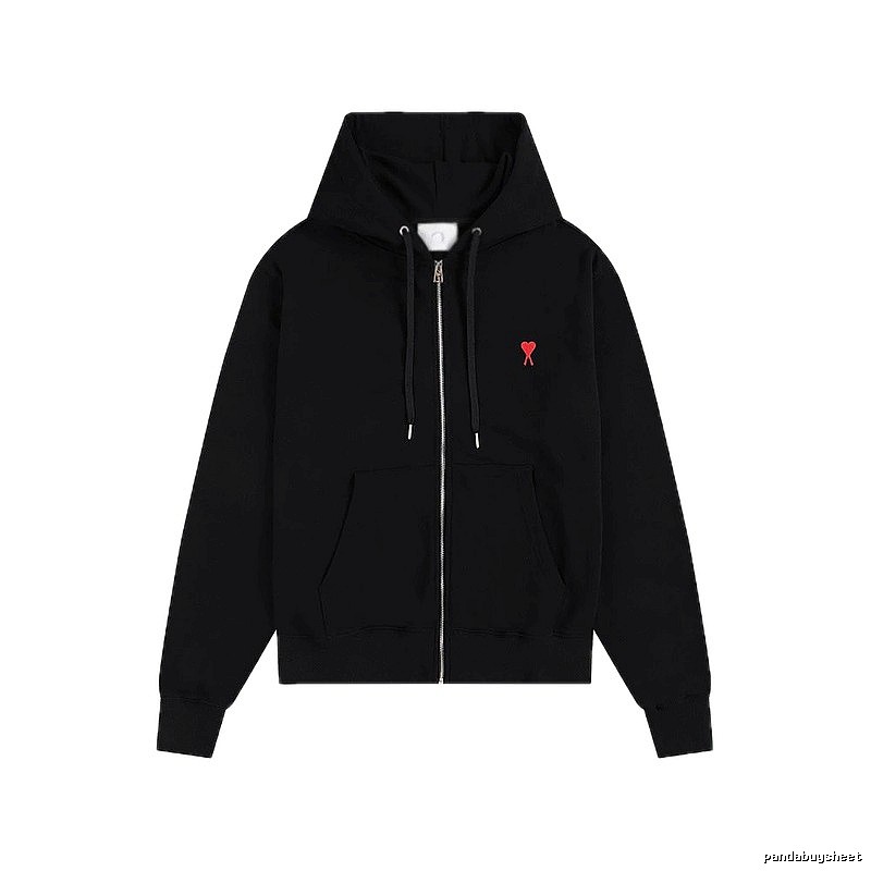 AMI Love Trend Brand Black Hoodie