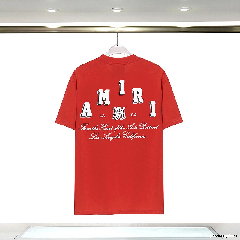 Amiri Lightweight Graphic T-shirt White Blue Amiri for Gift Ideas