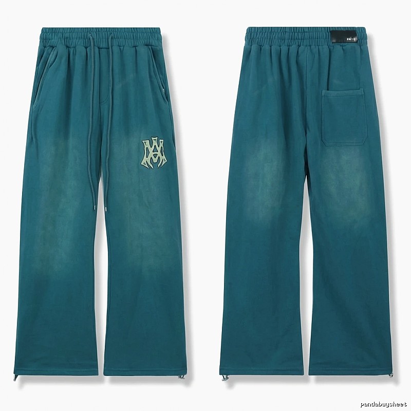 AMIRI retro-style dark green trousers