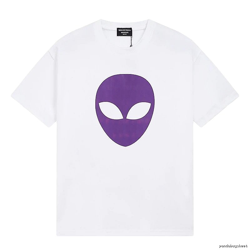 Balenciaga Alien Print White T-shirt