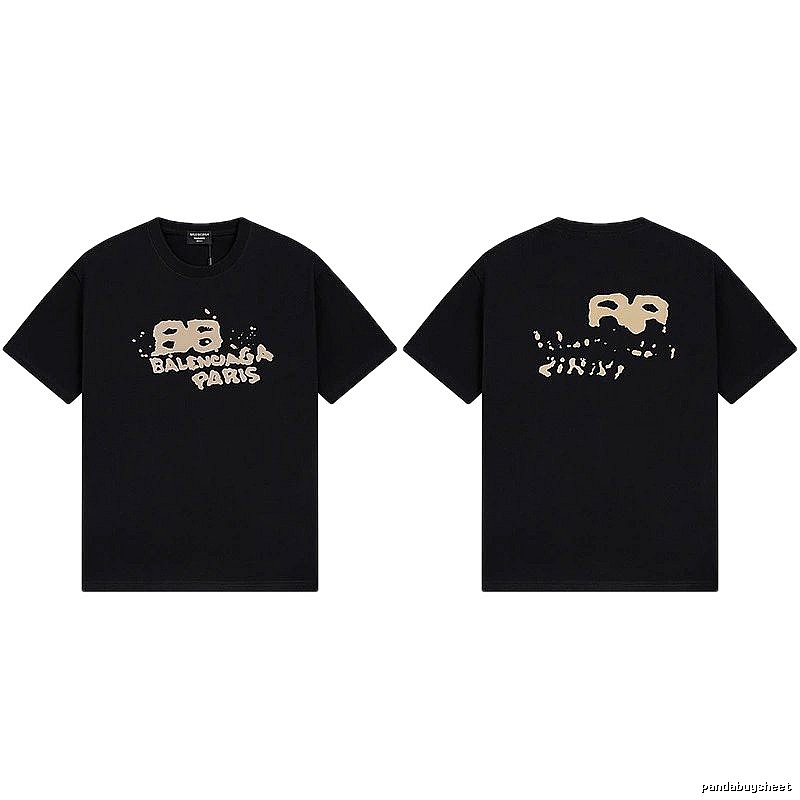 Balenciaga BB Series Black T-shirt