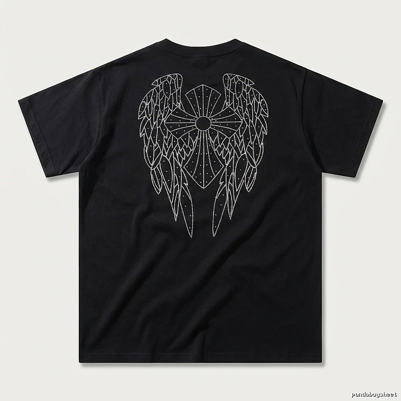Chrome Hearts Wings Dark Style T-shirt