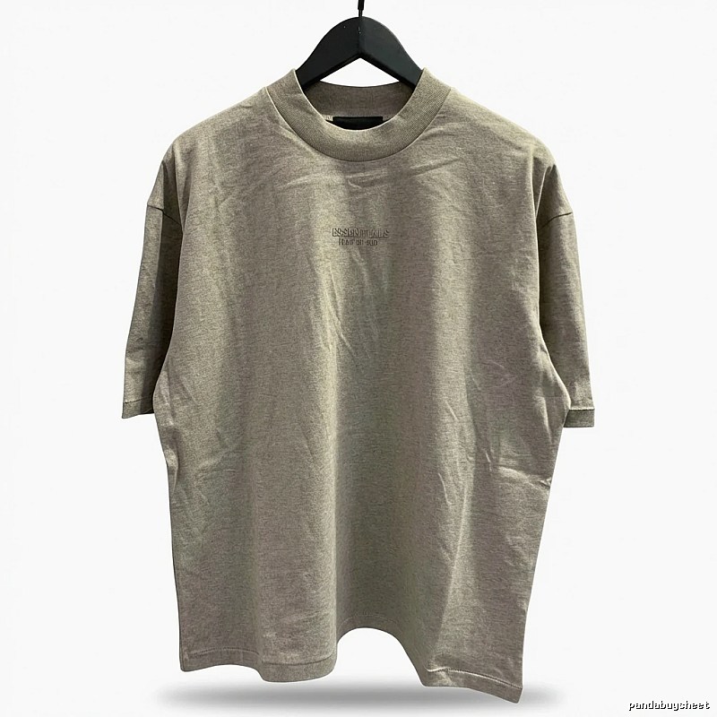 ESSENTIALS Basic Light Gray T-shirt