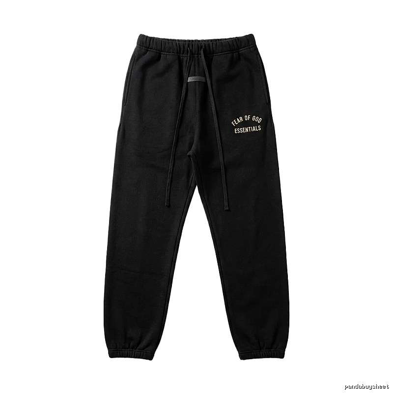 ESSENTIALS Black Casual Sweatpants