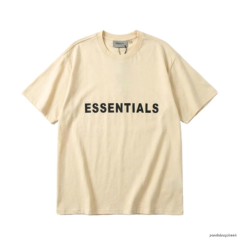ESSENTIALS Simple Beige T-shirt