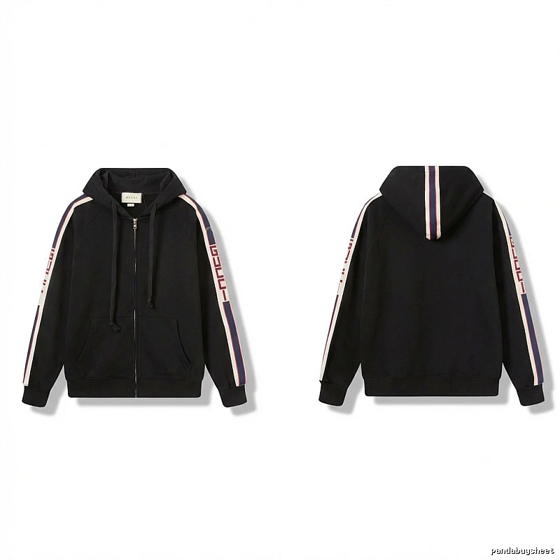 Gucci striped fashionable black sweatshirt