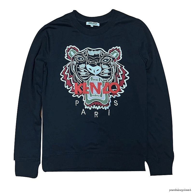 Kenzo Style Kc55 Tiger SweatShirt Casual Layering Graphic