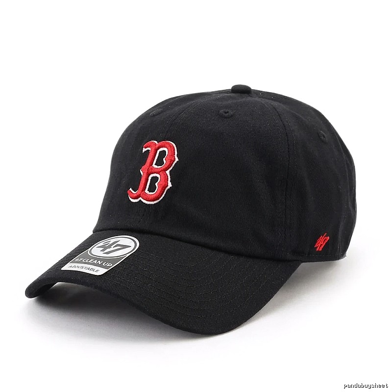 MLB baseball style black baseball cap