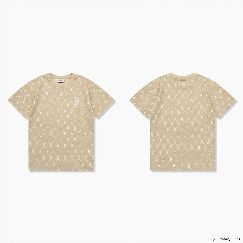 MLB Old Flower Style Beige T-shirt