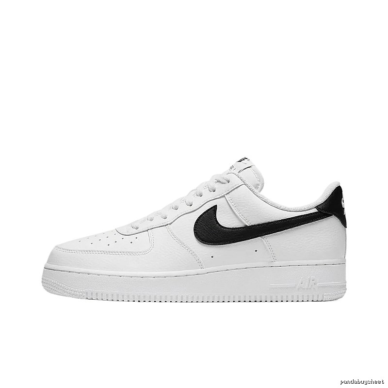 Nike Air Force 1 Black and White Simple Sneakers