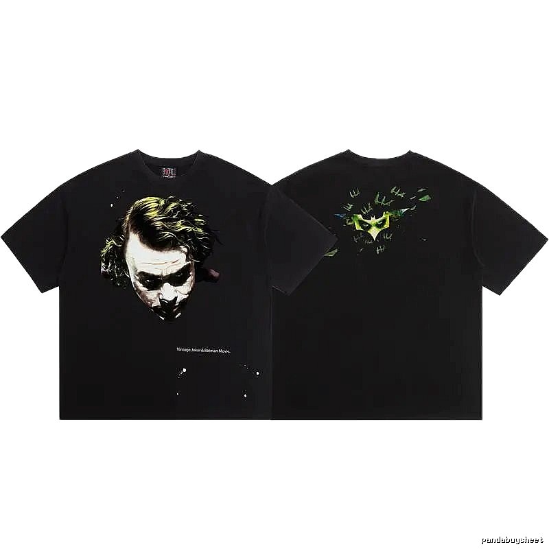 SAINT x Joker Co-branded Vintage Black T-Shirt