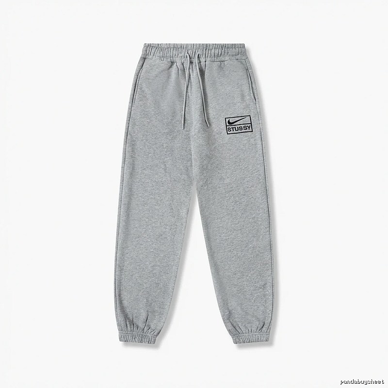 Stussy trendy brand grey casual pants