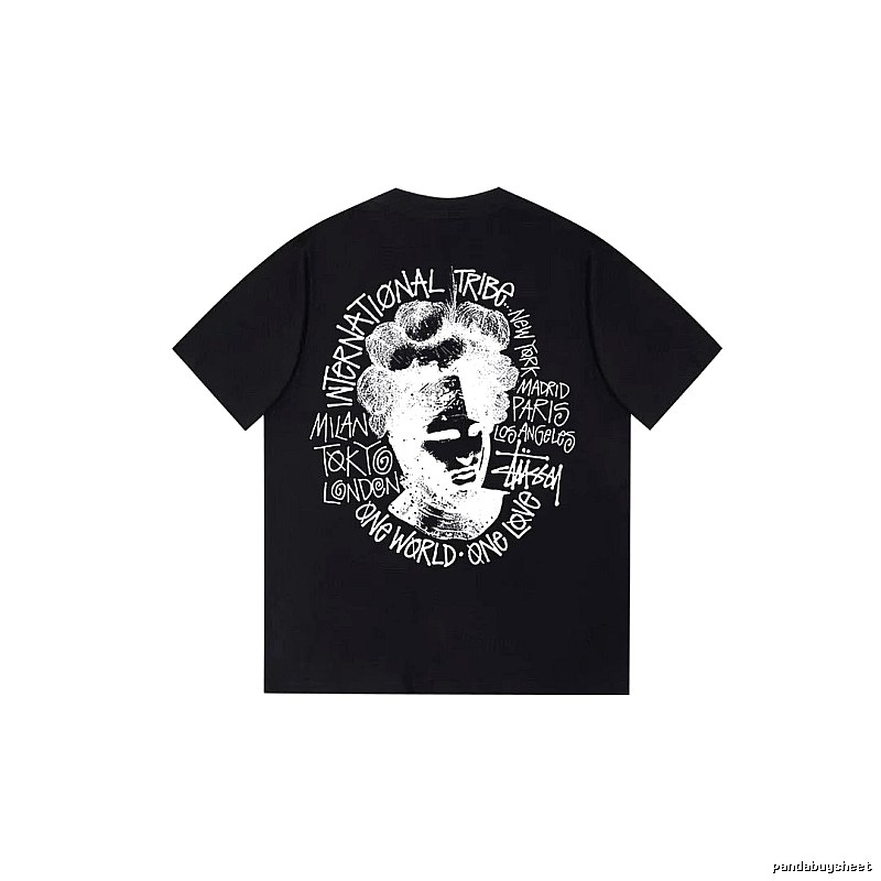 Stussy Weekend Graphic T-shirt Black White Stussy for Seasonal Looks