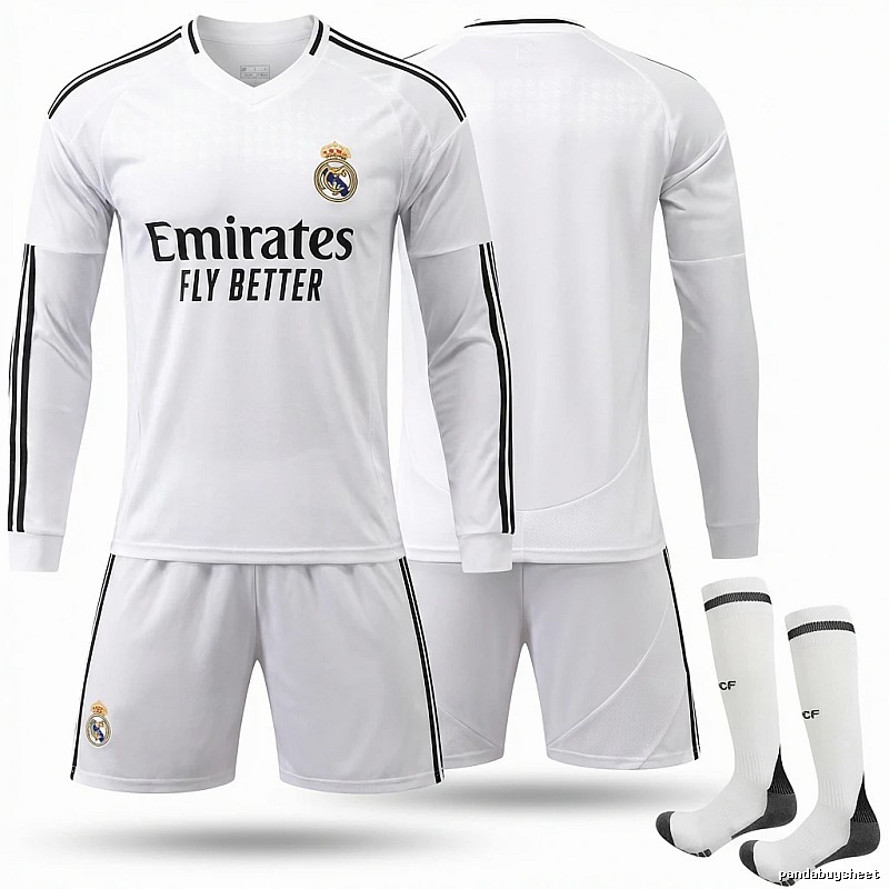 The white sporty jersey of Real Madrid.