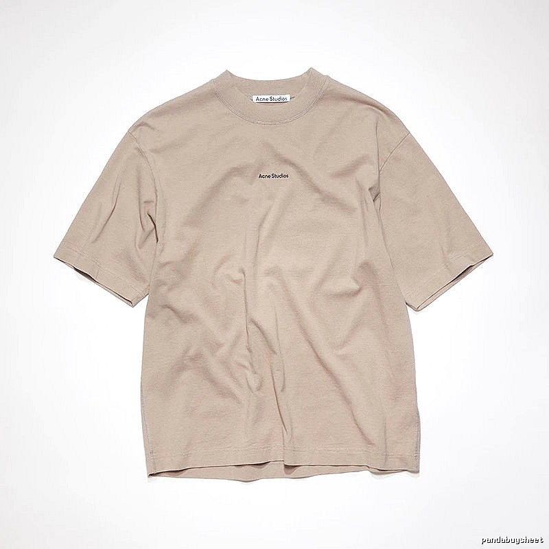 Acne Studios 2090-80 Style Ac908042 Stockholm Logo T-Shirt Clean Colorway