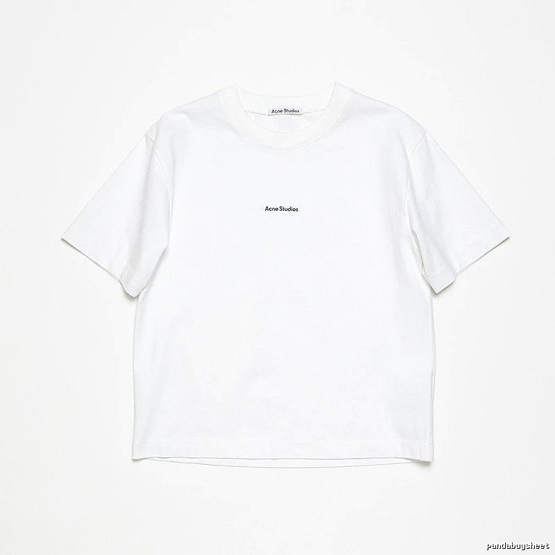 Acne Studios 2090-80 White Style Ac908042 Stockholm Logo T-Shirt Statement Graphic