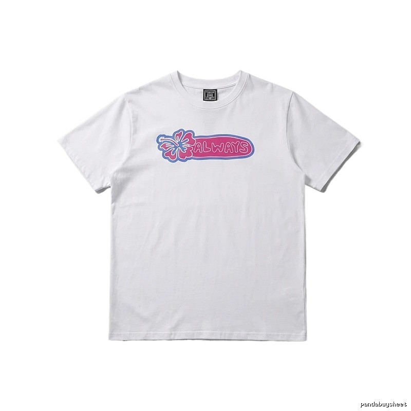 ADWYSD Floral Style White T-shirt
