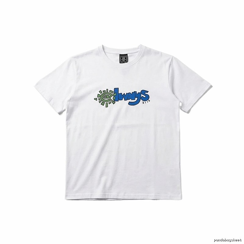 ADWYSD Printed Simple White T-shirt