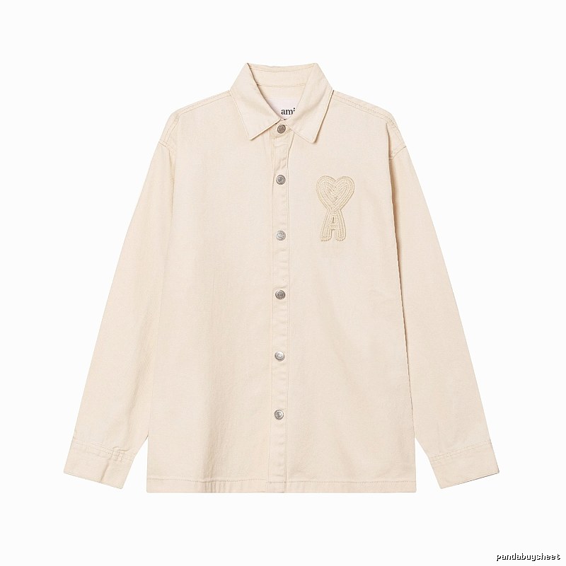 AMI Embroidered Love Style Shirt