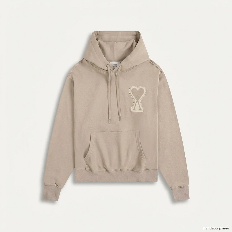 AMI Love Trend Brand Beige Sweatshirt