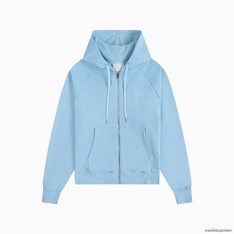 AMI minimalist style light blue sweatshirt