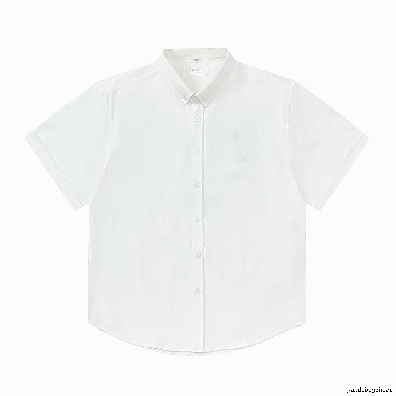 AMI Minimalist Style White Shirt