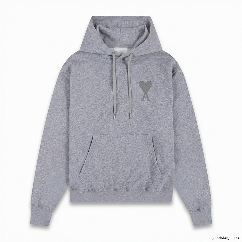 AMIRI Love Collection Grey Hoodie