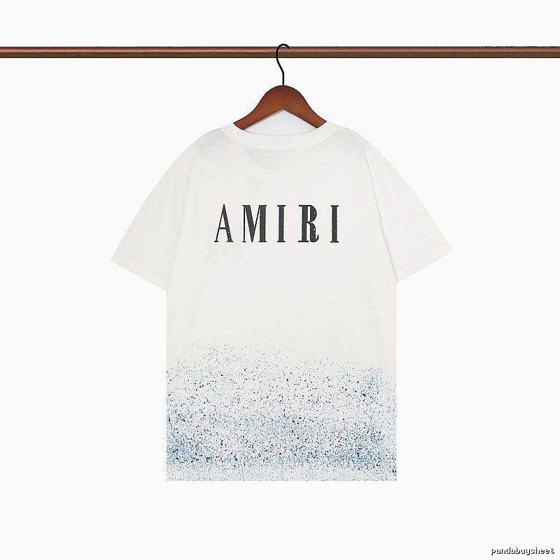 Amiri Relaxed Graphic T-shirt White Blue Amiri with Designer-Inspired Detail