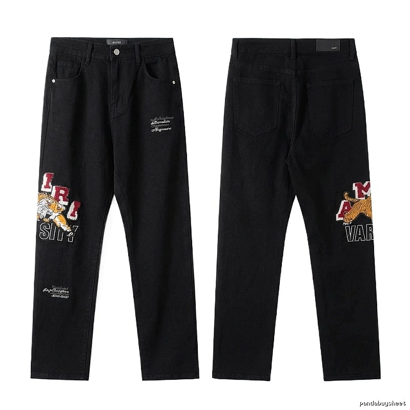 AMIRI retro - style black jeans