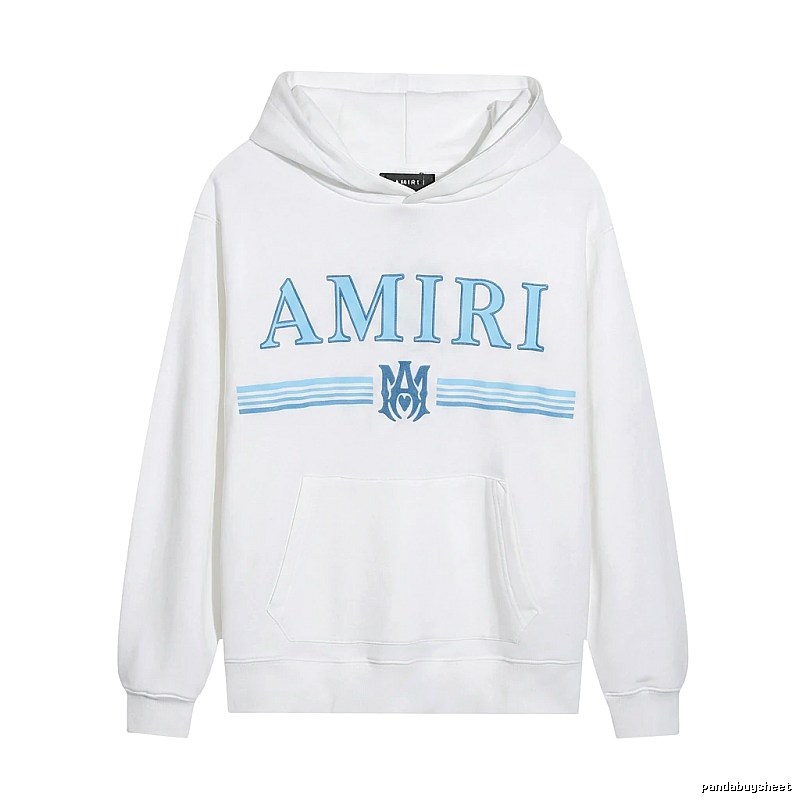 AMIRI simple style white hoodie