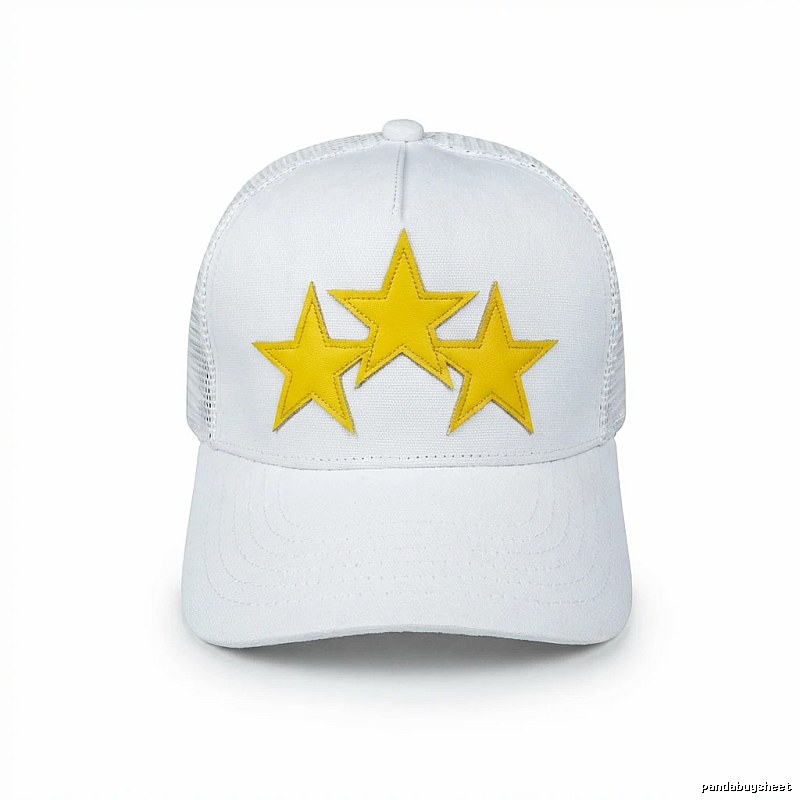 AMIRI Starry Trendy Cool Style White Hat