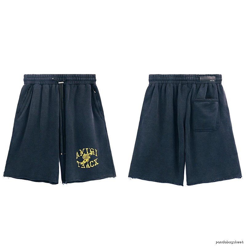 AMIRI Track American High Street Black Shorts