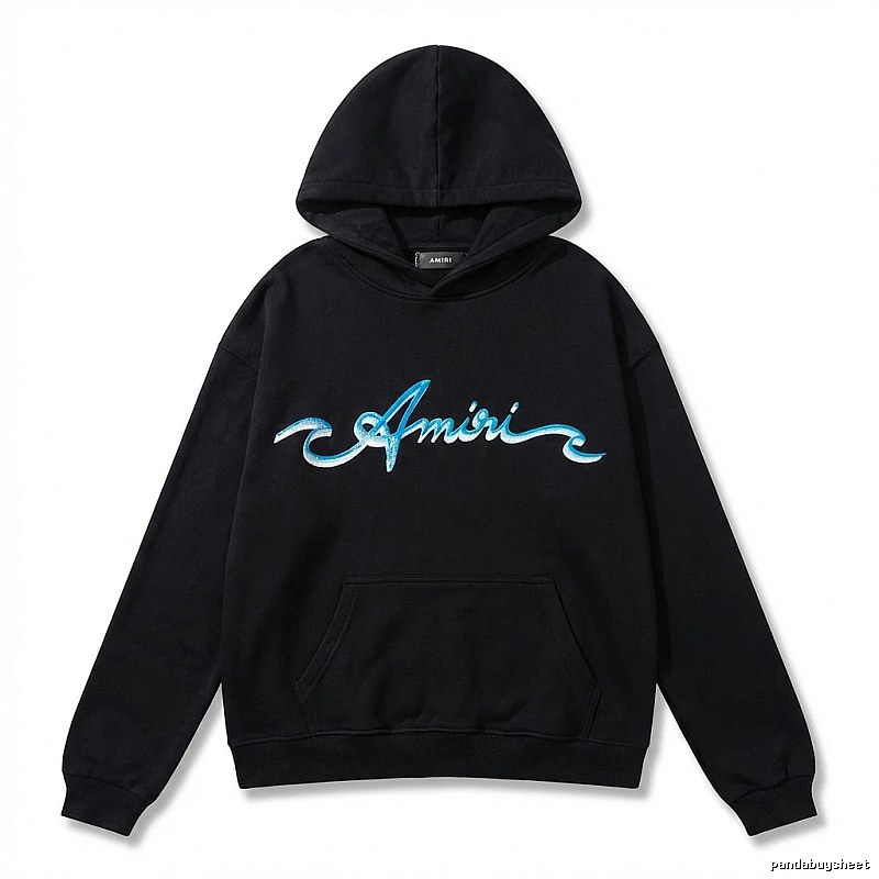 AMIRI Trendy Style Black Hoodie