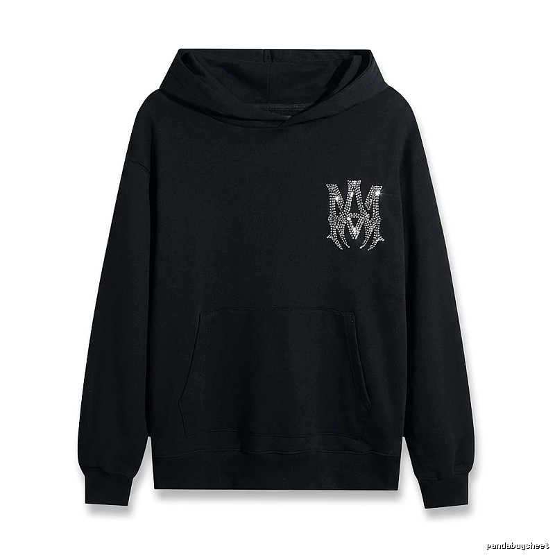 AMIRI's trendy and cool black hoodie