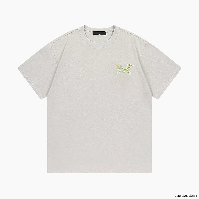 Arc'teryx Casual Light Grey Floral Short-sleeve T-shirt
