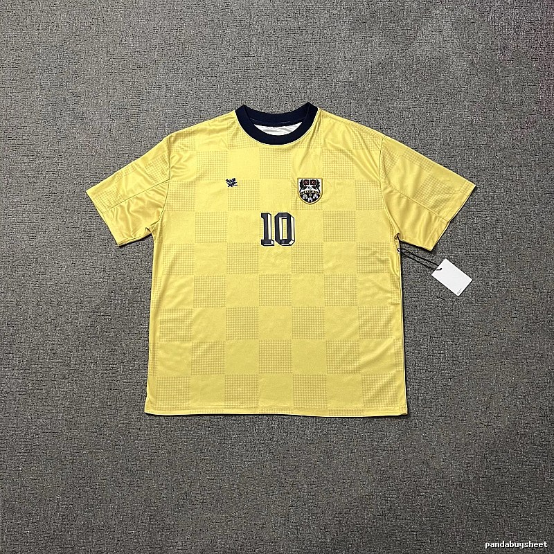 Argentina Classic Messi #10 soccer jersey Yellow Argentina Football for Daily Styling