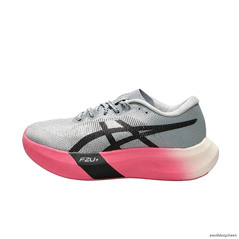 ASICS retro style grey-pink sports shoes