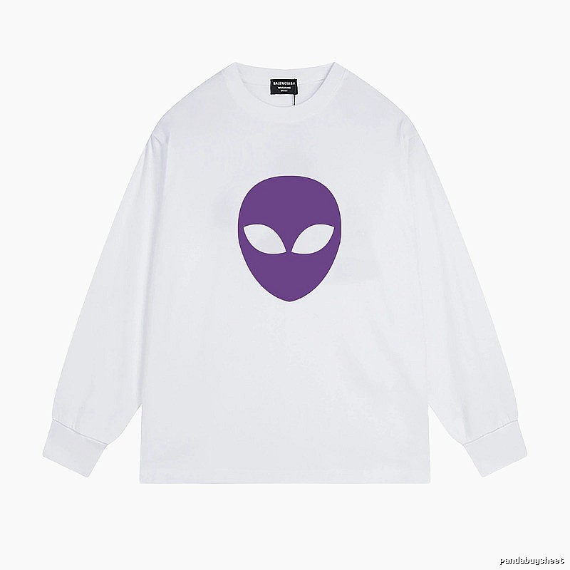 Balenciaga Alien Print White T-shirt