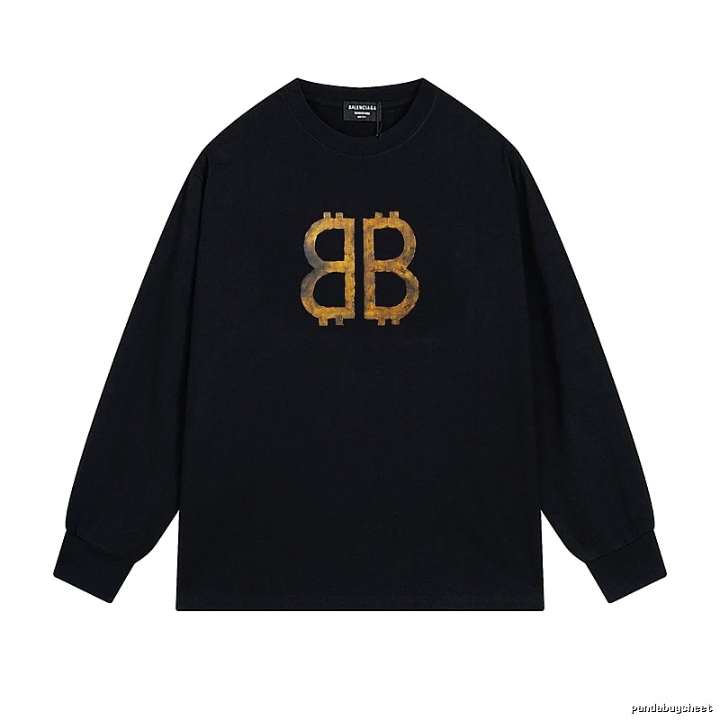 Balenciaga BB Print Black Sweatshirt