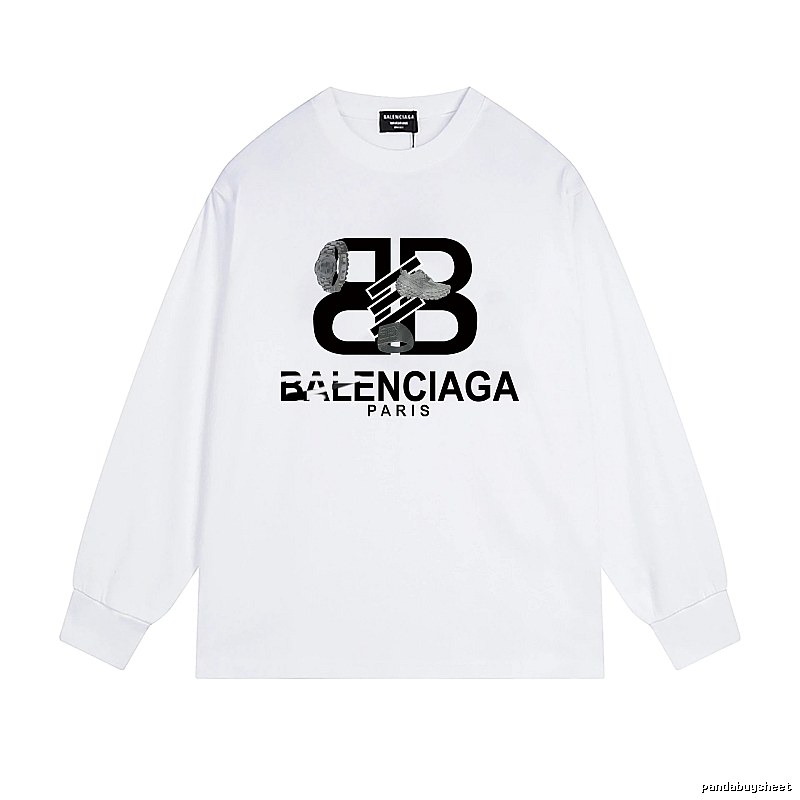 Balenciaga BB Series Simple White T-shirt