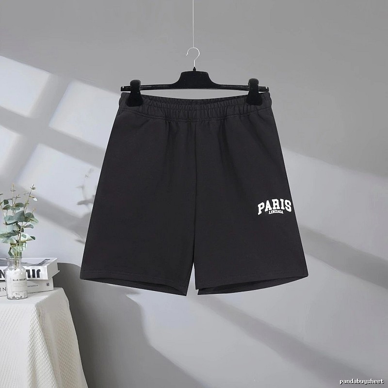 Balenciaga casual style black shorts