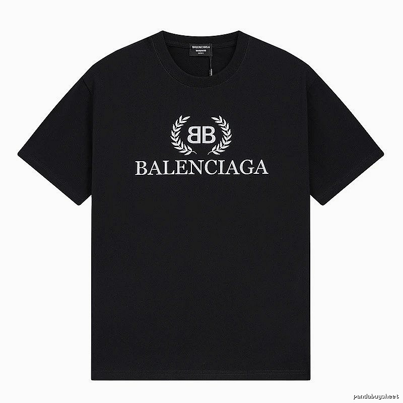 Balenciaga Classic Style Black T-shirt