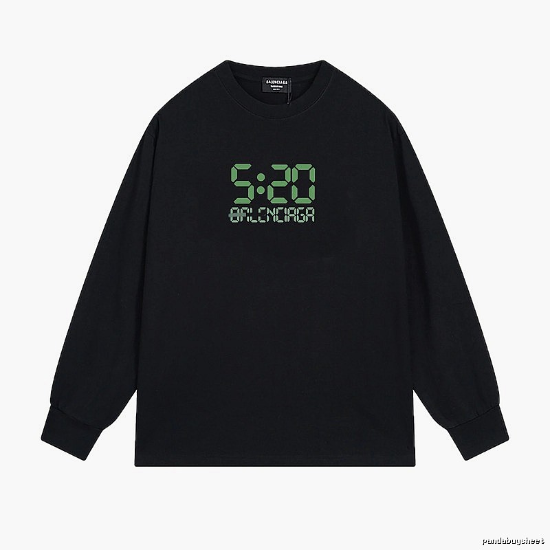 Balenciaga digital style black sweatshirt