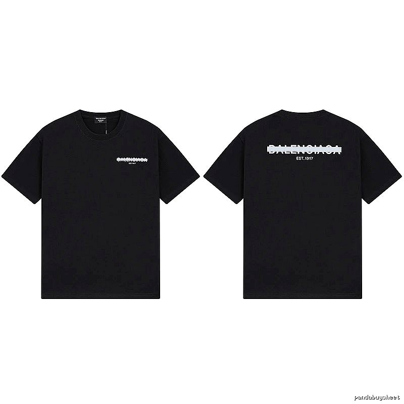 Balenciaga minimalist black T-shirt