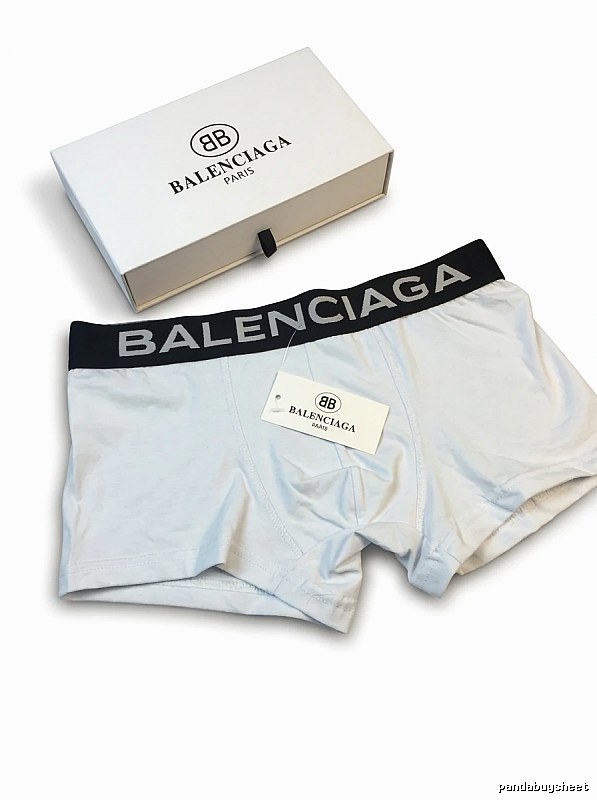 Balenciaga minimalist light blue underwear
