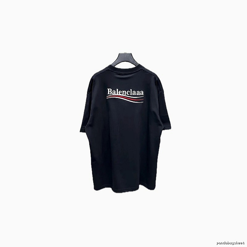 Balenciaga minimalist style black T-shirt