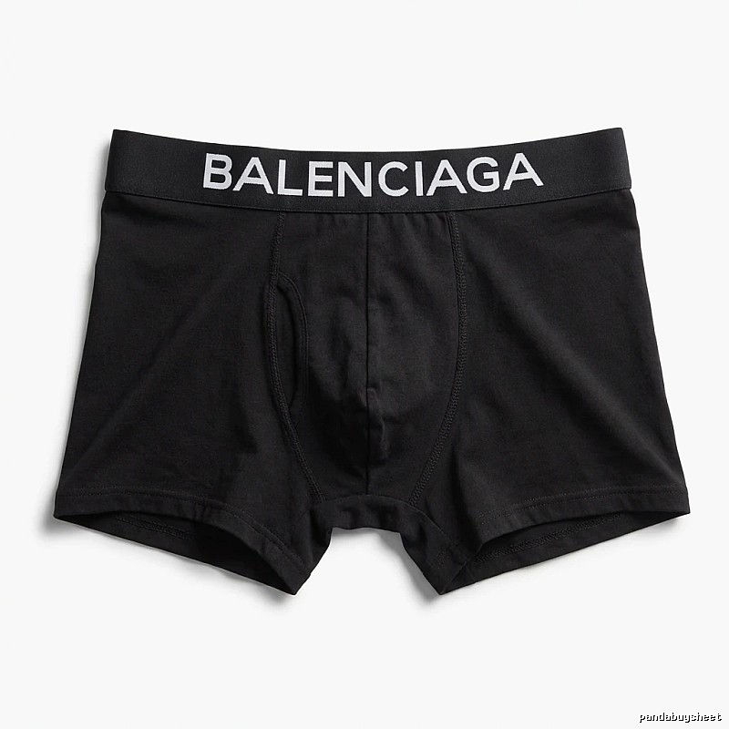 Balenciaga minimalist style black underwear