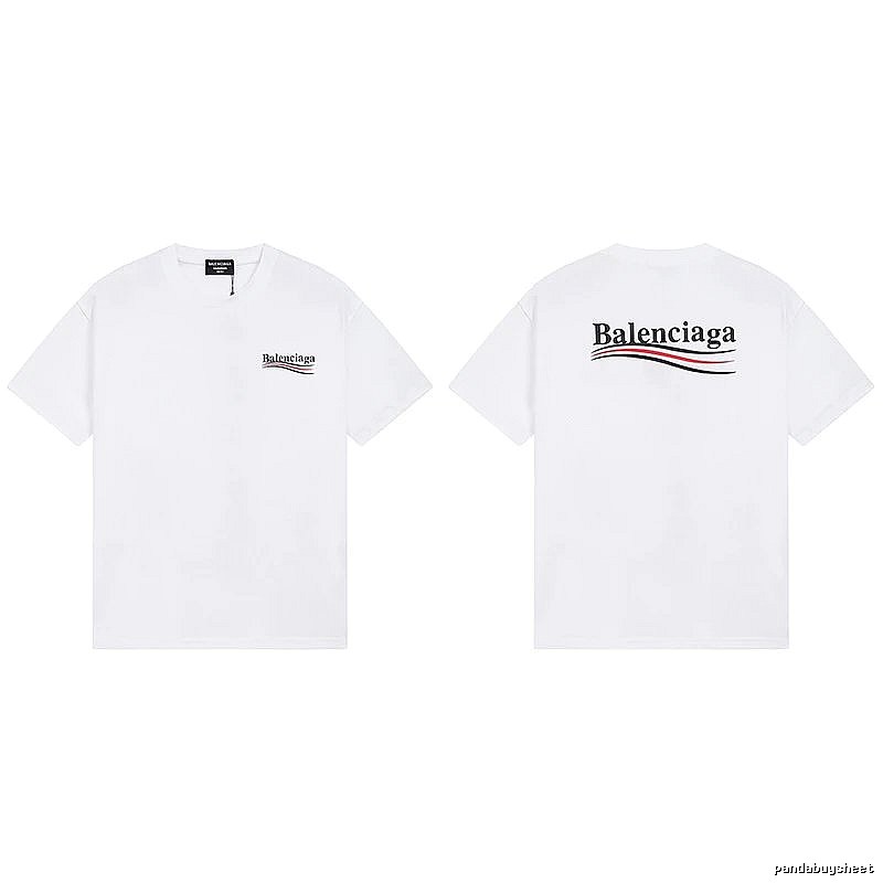 Balenciaga minimalist style white T-shirt