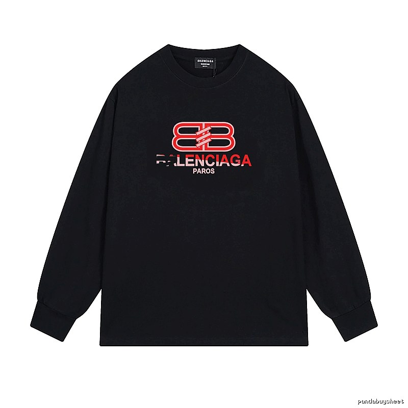 Balenciaga PAROS series black T-shirt